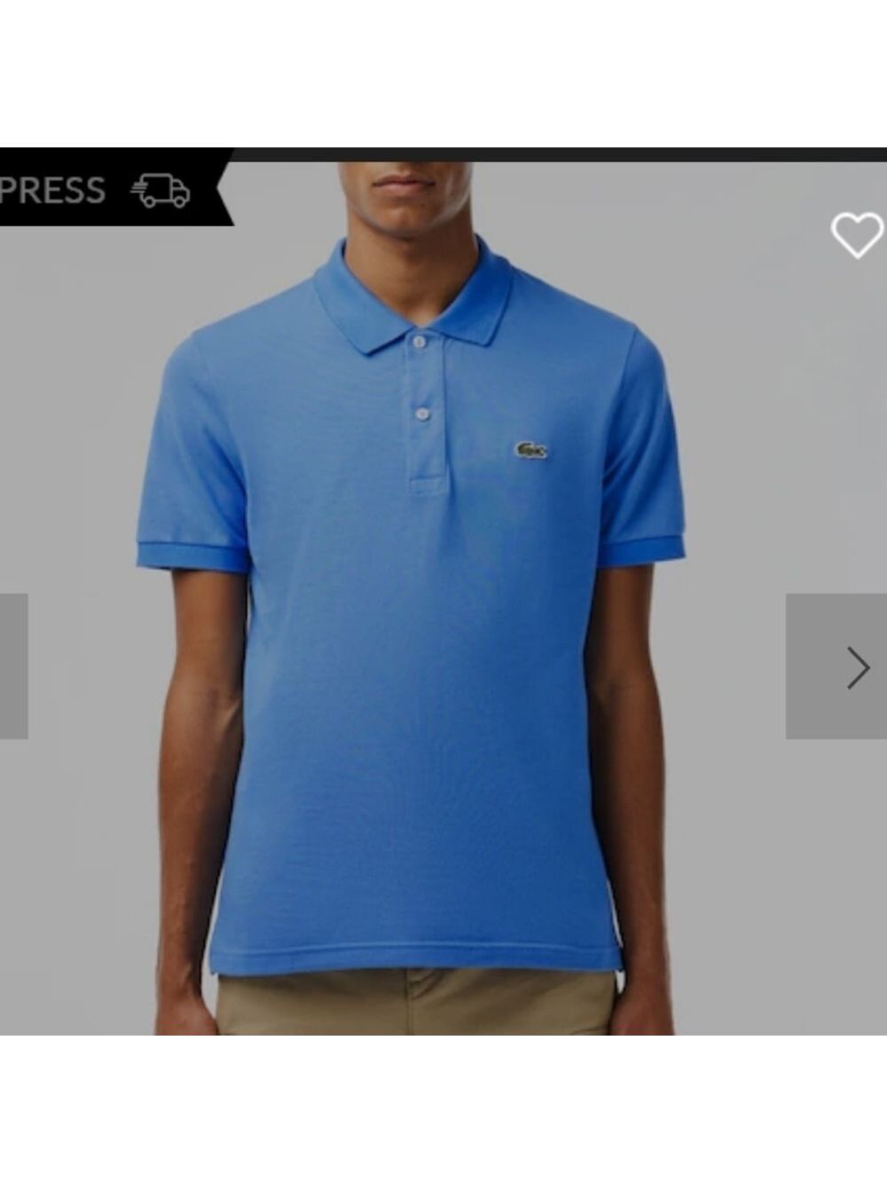 LACOSTE MEN'S COTTON NEW POLO GOLF SHIRT SIZE 8